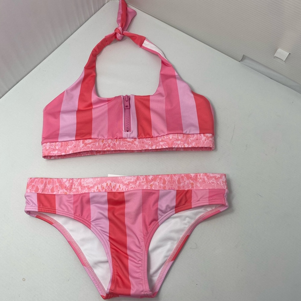 SUBMARINE**Pink Striped w/Zipper**UPF 50+**Size 12 $86 - Picture 4 of 6